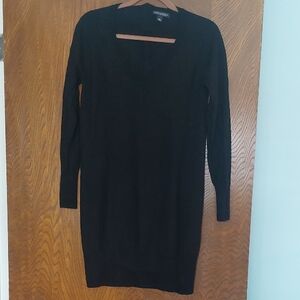 Banana Republic Classic Black Long Sleeve Dress
